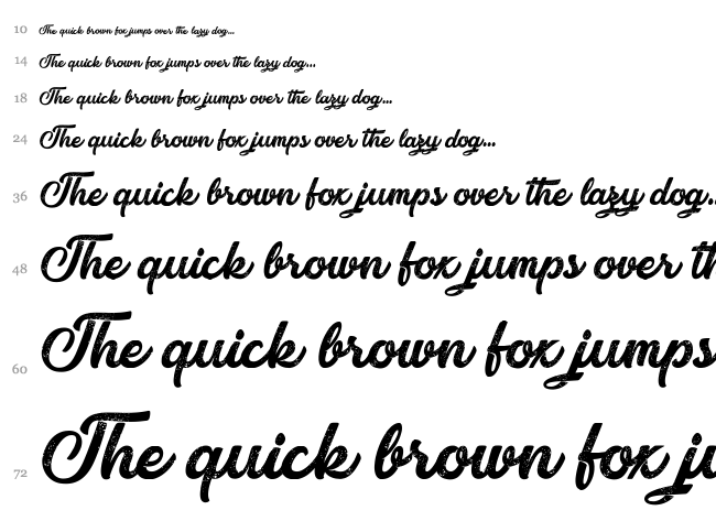 Atlantic Bentley font waterfall
